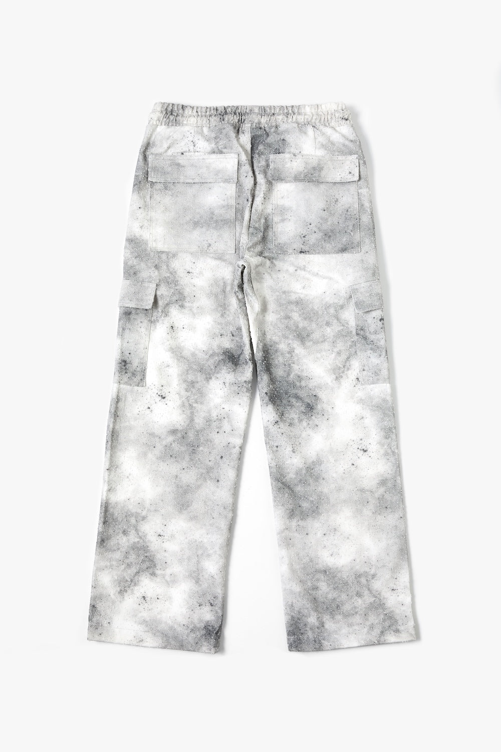 Textured Cargo Pant - White