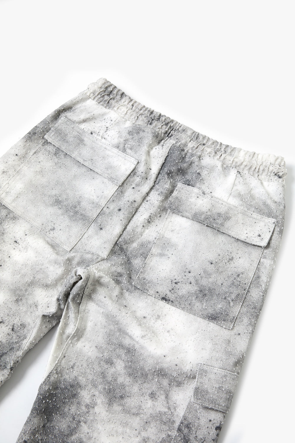 Textured Cargo Pant - White