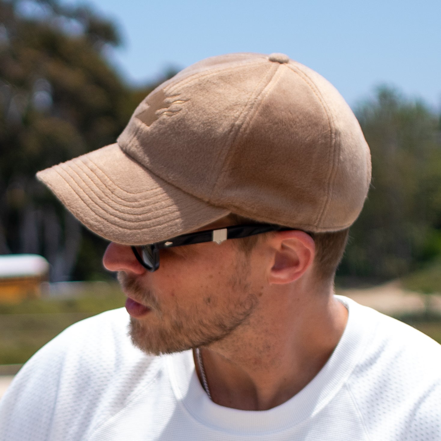 Brown Cashmere Dad Hat