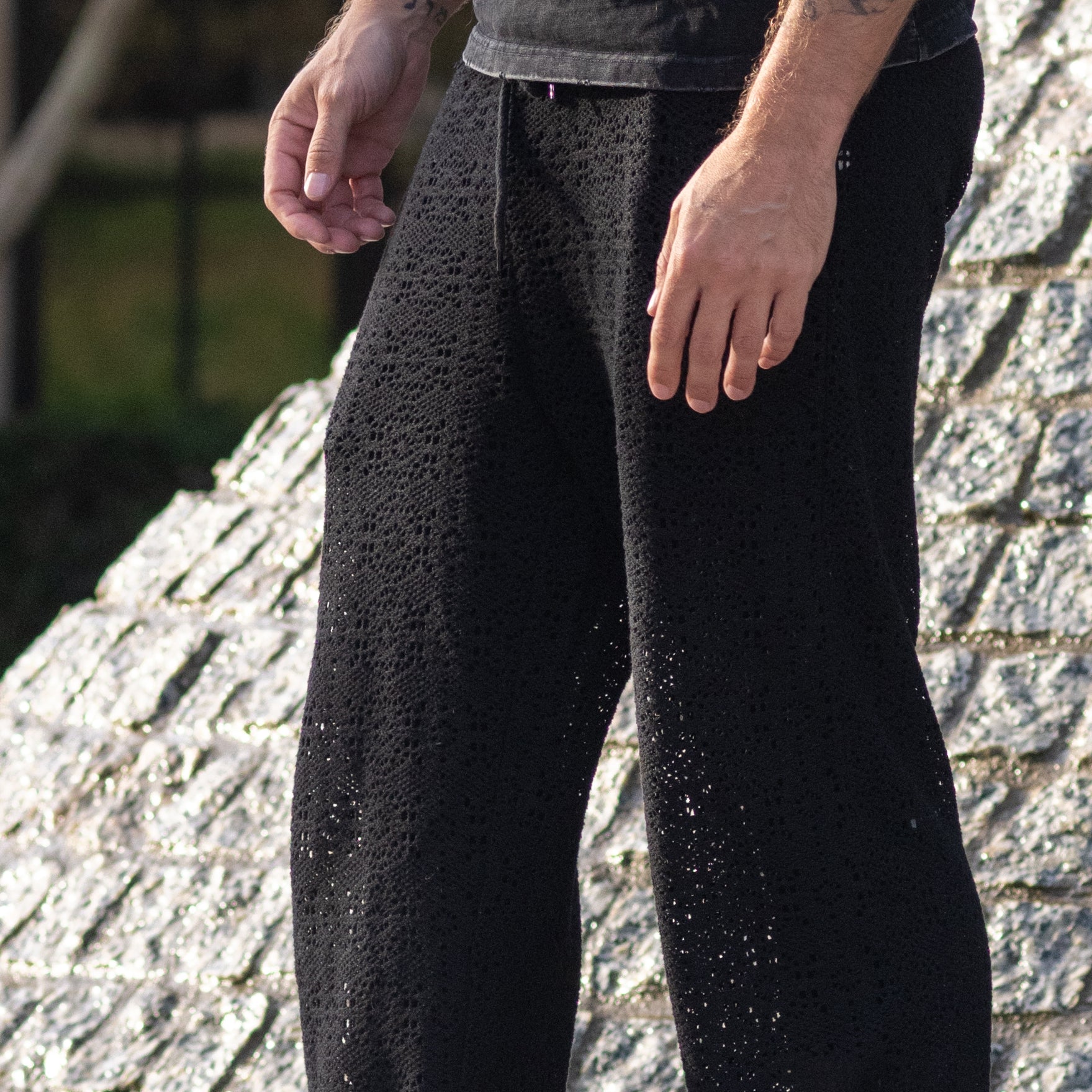 Black Beach Pants