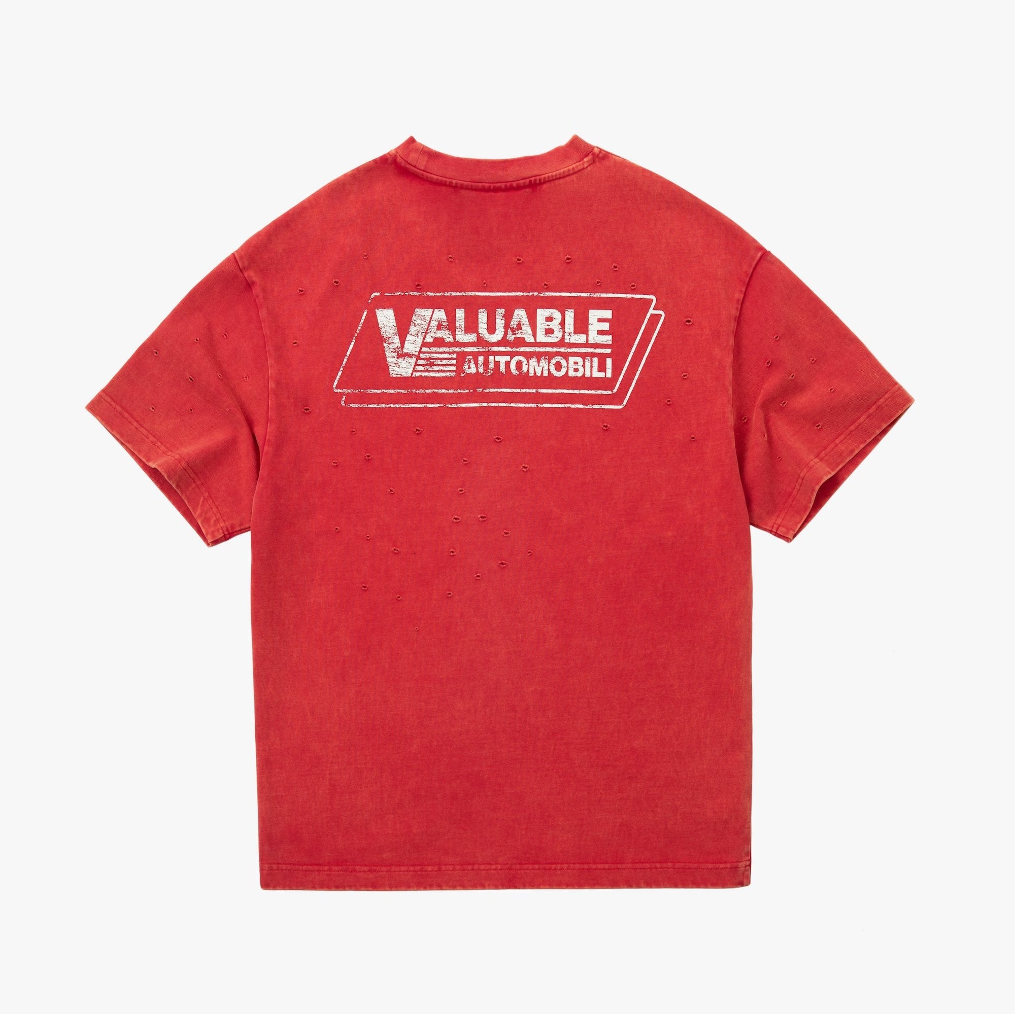 Automobili Century Wash T-Shirt - Red