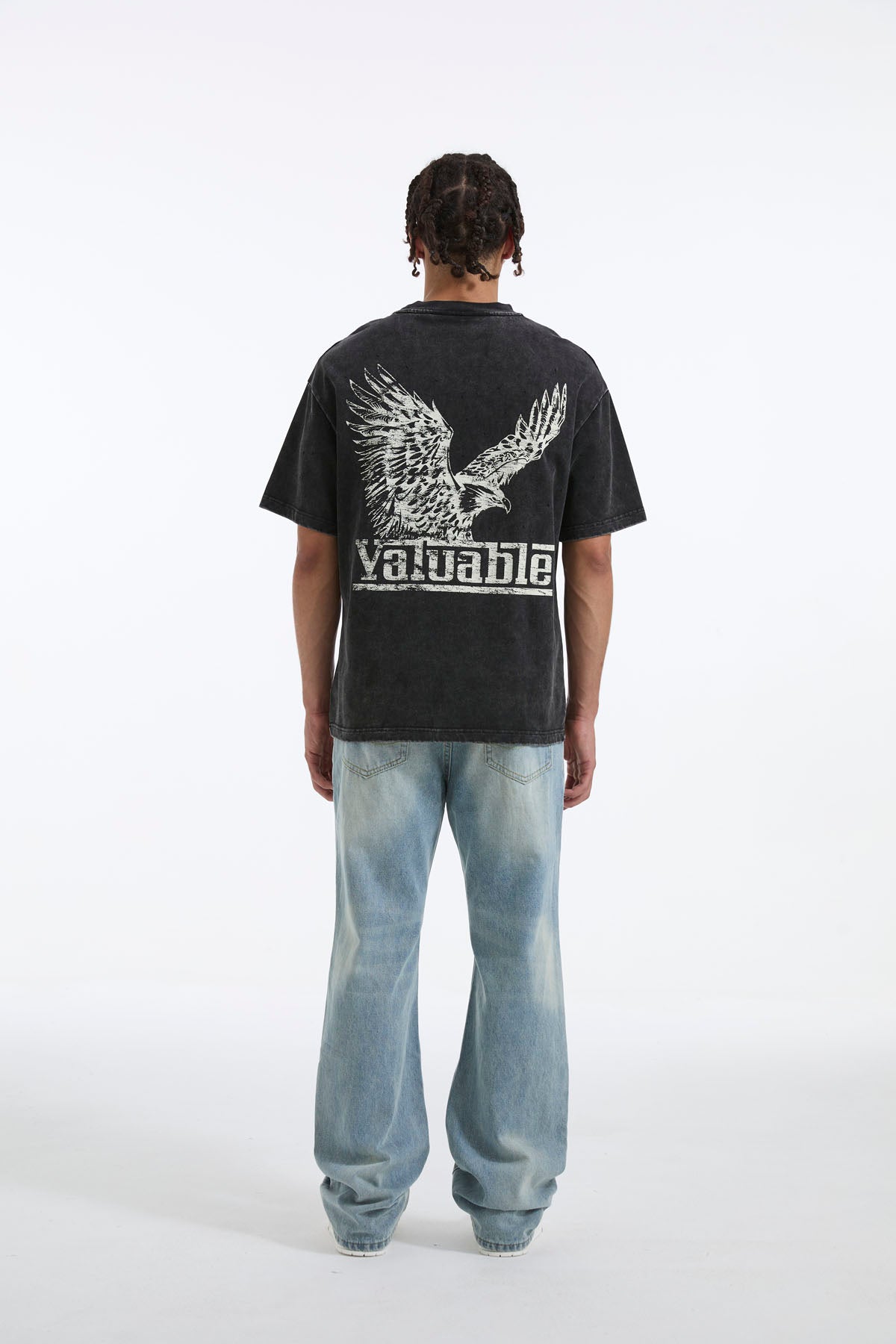 Eagle Century Wash T-Shirt - Charcoal