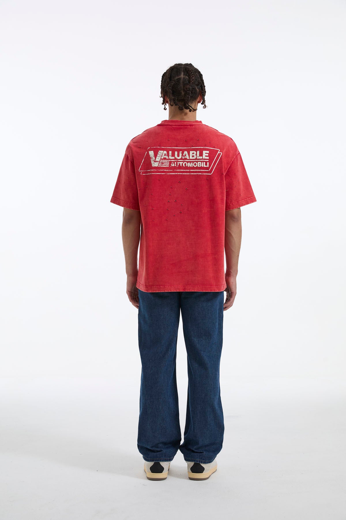 Automobili Century Wash T-Shirt - Red