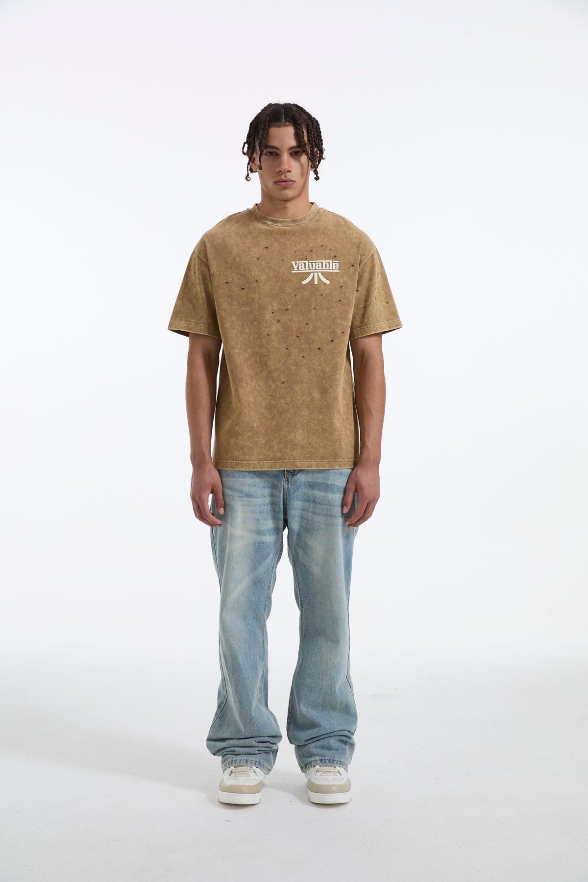 Cowboy Century Wash T-Shirt - Brown