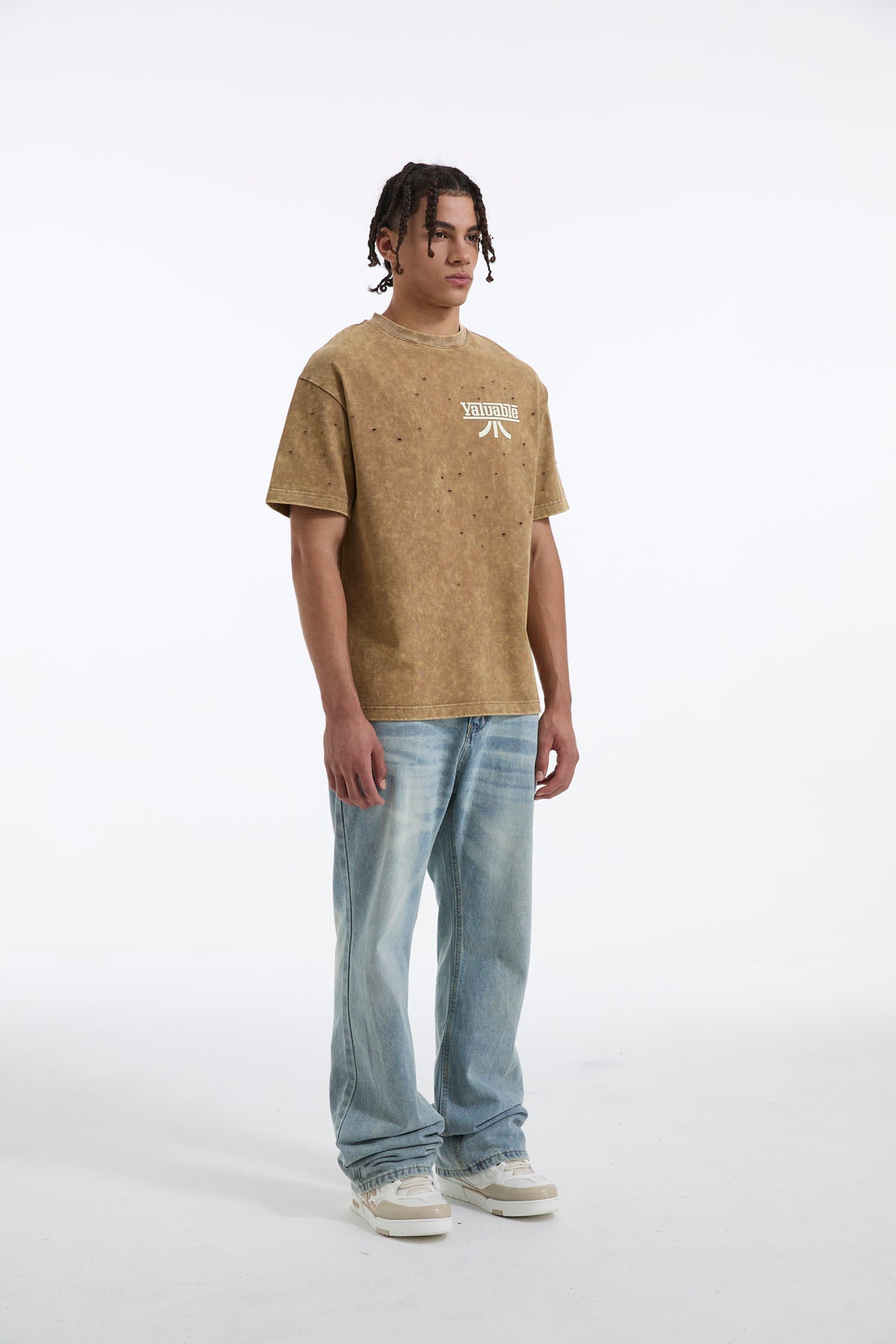 Cowboy Century Wash T-Shirt - Brown