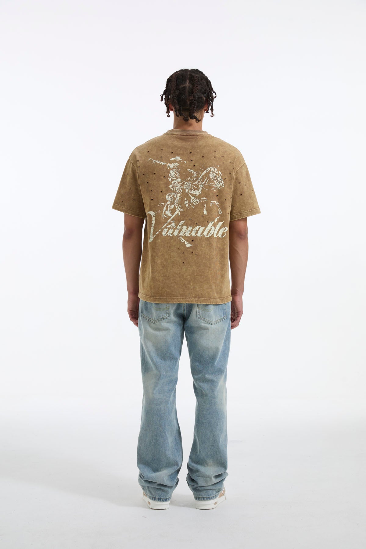 Cowboy Century Wash T-Shirt - Brown