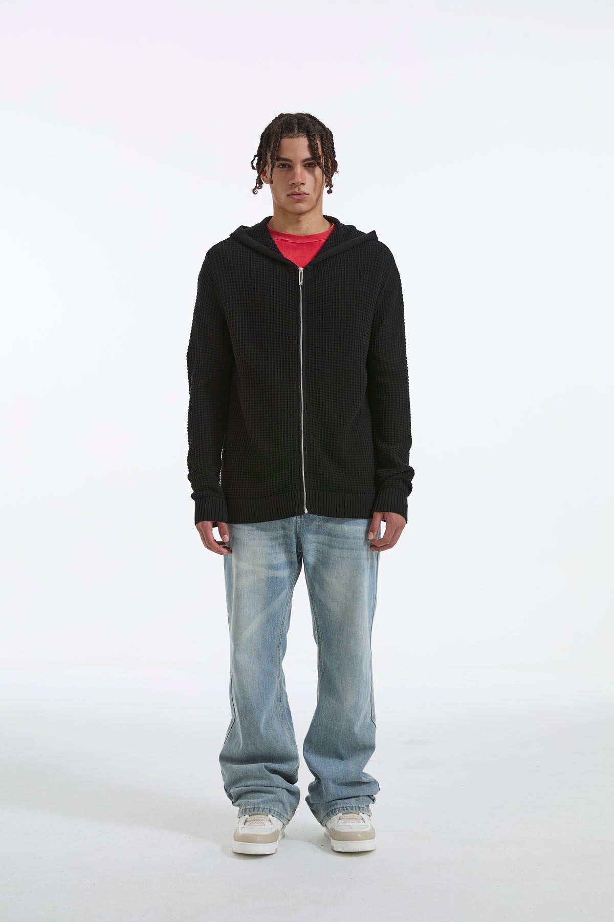 【YESEYESEE】Y.E.S Waffle Hoodie R5658 MUSINSA | YESEYESEE Y.E.S Waffle Hoodie Orange