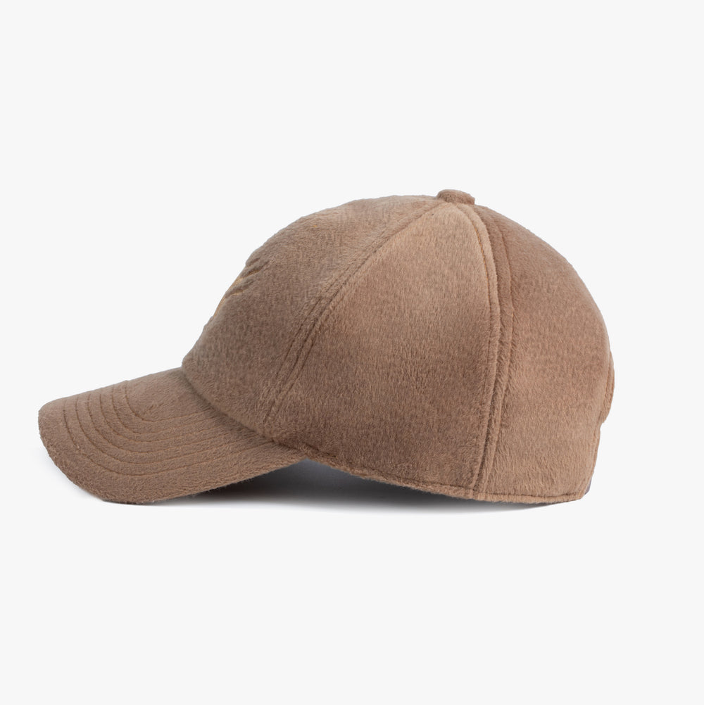 Brown Cashmere Dad Hat