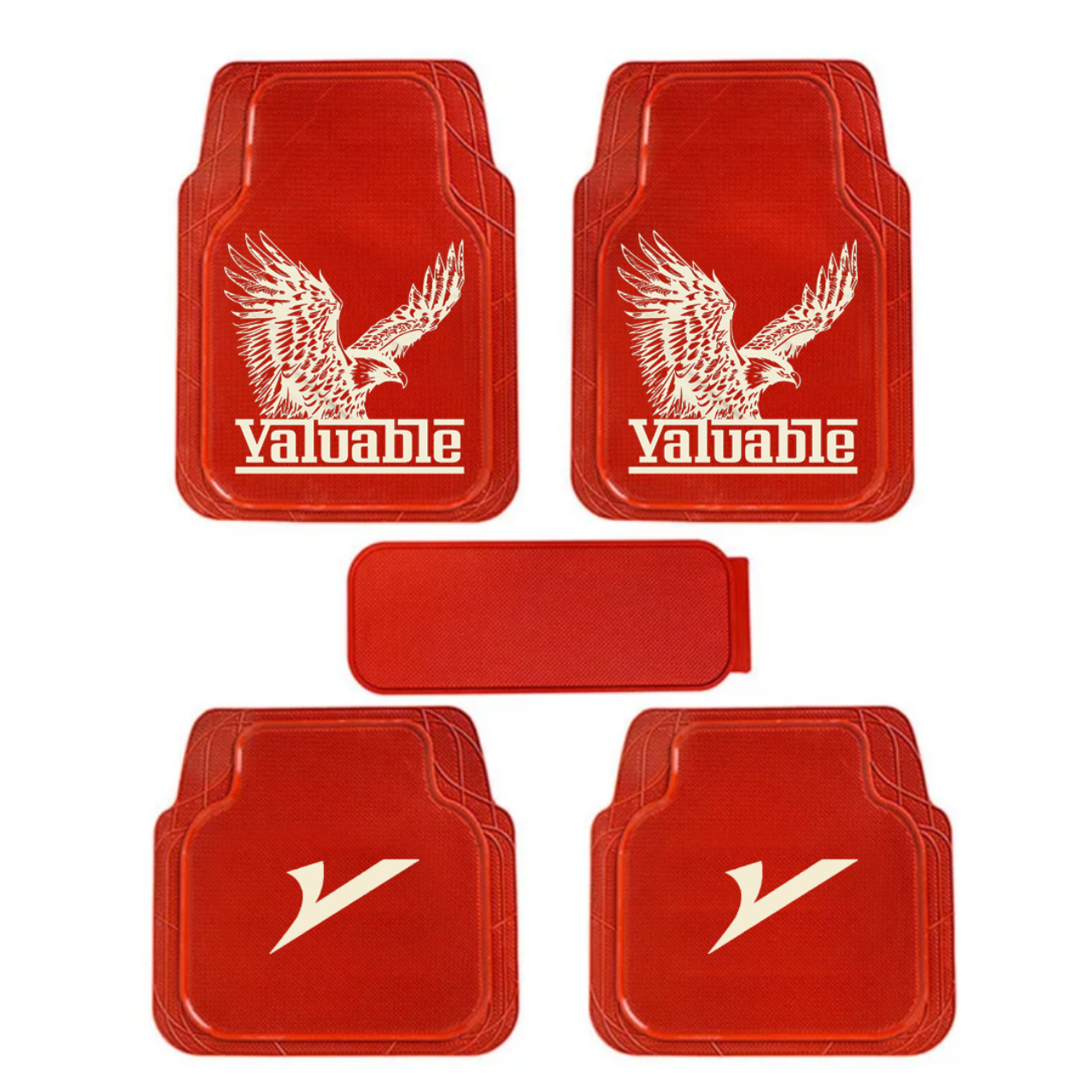 Red Car Mat Set